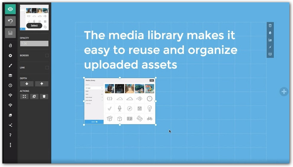 интерфейс Slides